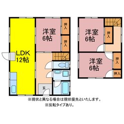 岩屋町貸家の物件間取画像